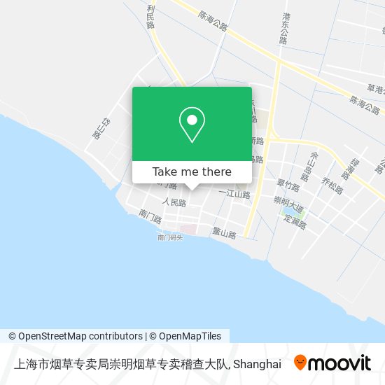 上海市烟草专卖局崇明烟草专卖稽查大队 map