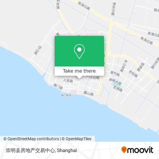 崇明县房地产交易中心 map