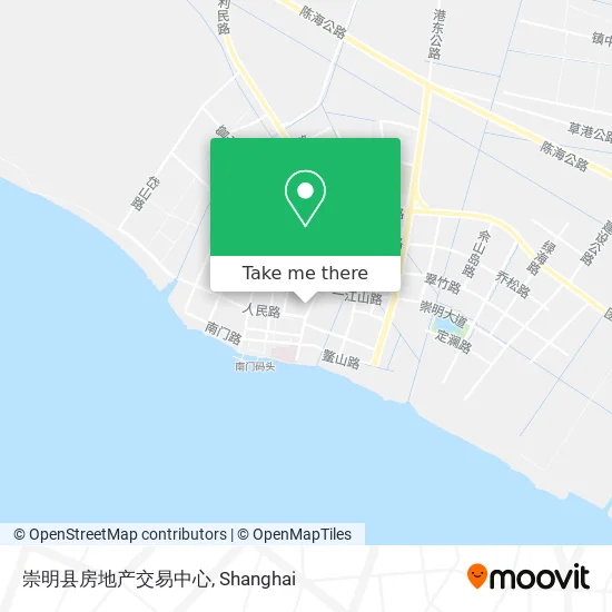 崇明县房地产交易中心 map