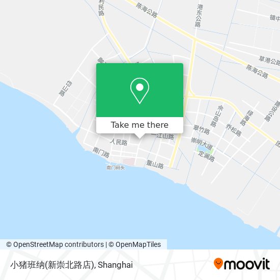 小猪班纳(新崇北路店) map