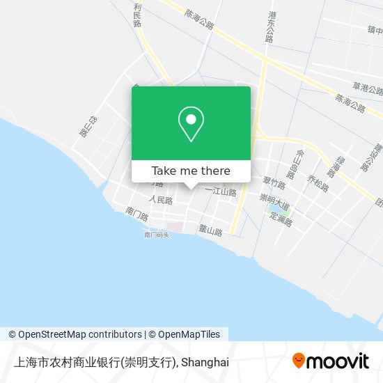 上海市农村商业银行(崇明支行) map