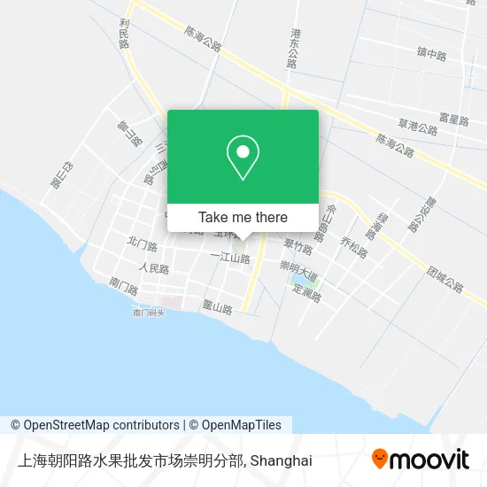 上海朝阳路水果批发市场崇明分部 map