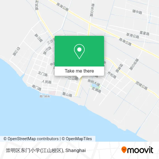 崇明区东门小学(江山校区) map