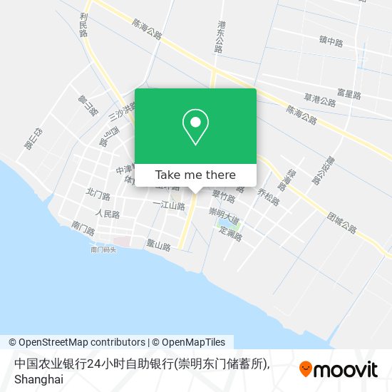 中国农业银行24小时自助银行(崇明东门储蓄所) map