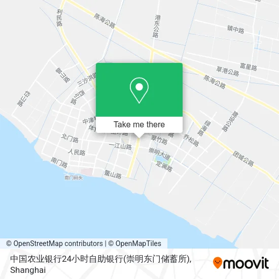 中国农业银行24小时自助银行(崇明东门储蓄所) map