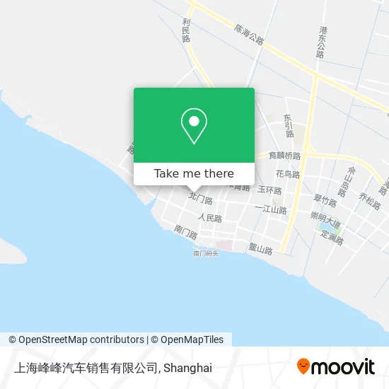 上海峰峰汽车销售有限公司 map