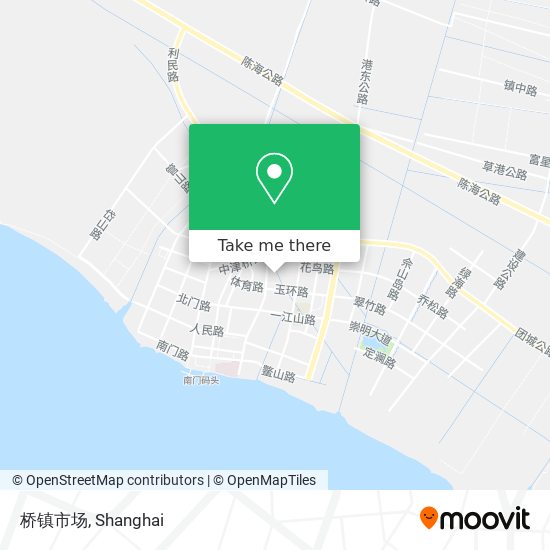 桥镇市场 map