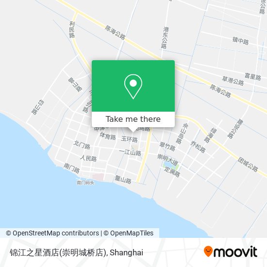 锦江之星酒店(崇明城桥店) map