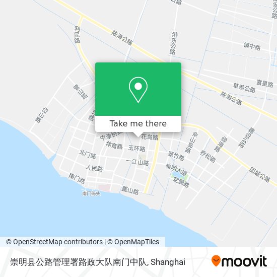 崇明县公路管理署路政大队南门中队 map