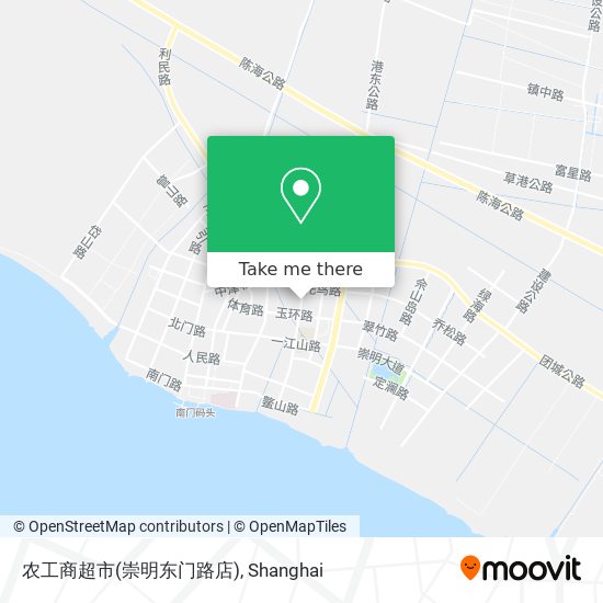 农工商超市(崇明东门路店) map