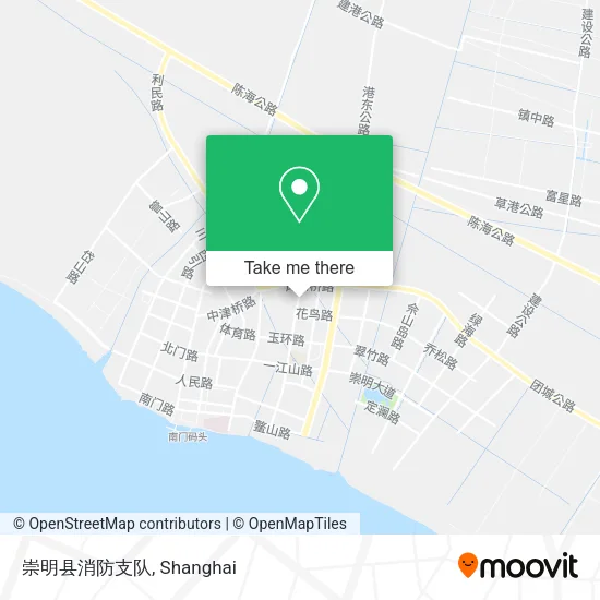 崇明县消防支队 map