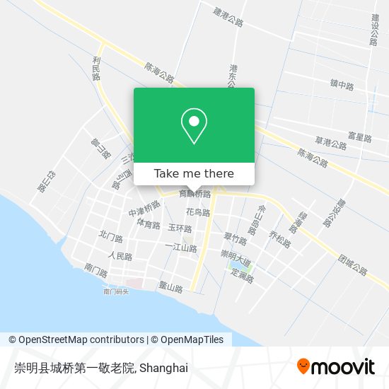 崇明县城桥第一敬老院 map