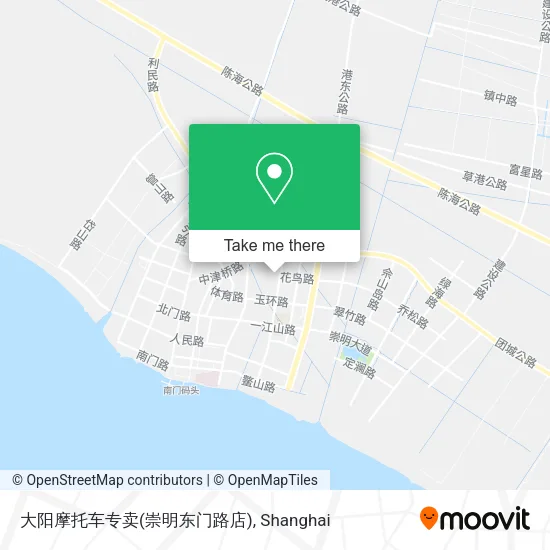 大阳摩托车专卖(崇明东门路店) map