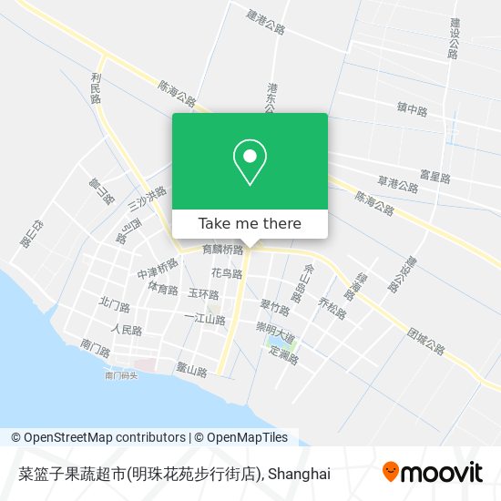 菜篮子果蔬超市(明珠花苑步行街店) map