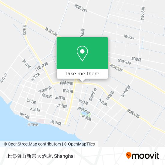 上海衡山新崇大酒店 map