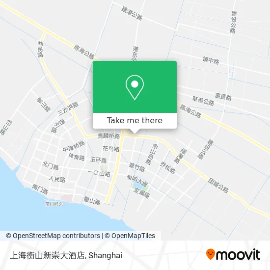 上海衡山新崇大酒店 map