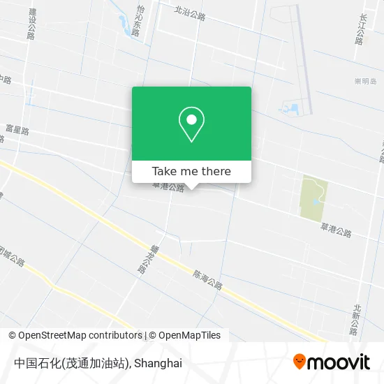 中国石化(茂通加油站) map