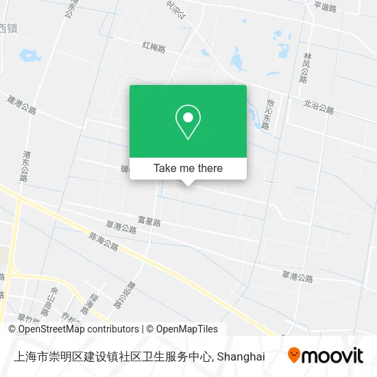 上海市崇明区建设镇社区卫生服务中心 map