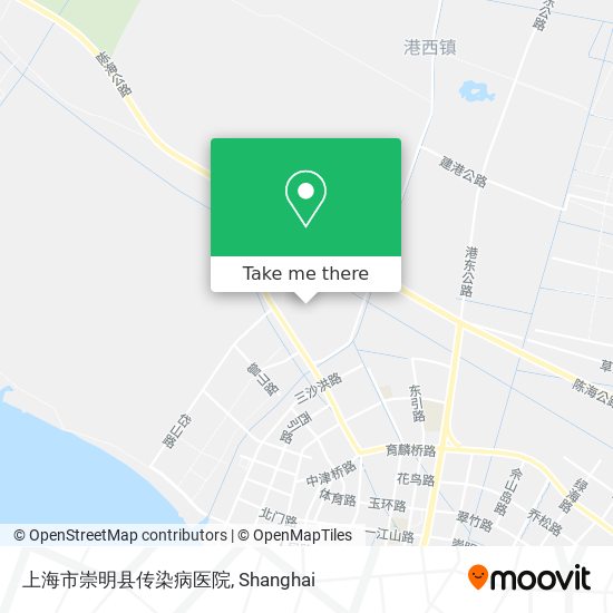 上海市崇明县传染病医院 map