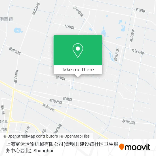 上海富运运输机械有限公司(崇明县建设镇社区卫生服务中心西北) map