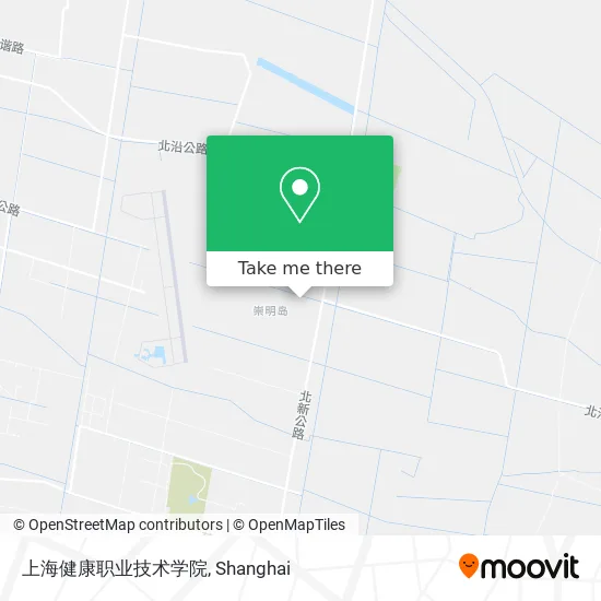 上海健康职业技术学院 map