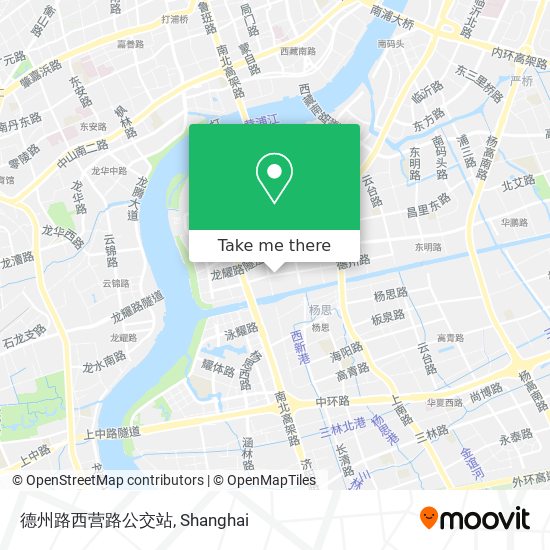 德州路西营路公交站 map