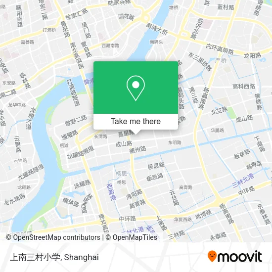 上南三村小学 map