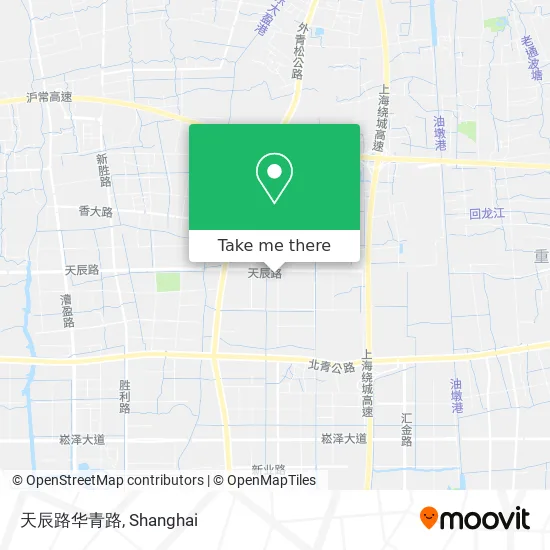 天辰路华青路 map