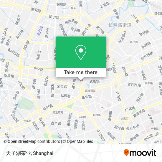 天子湖茶业 map