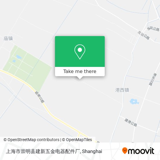 上海市崇明县建新五金电器配件厂 map