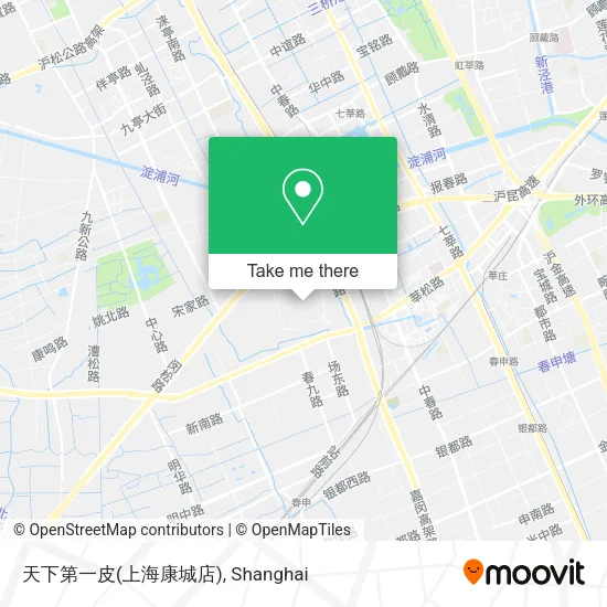 天下第一皮(上海康城店) map