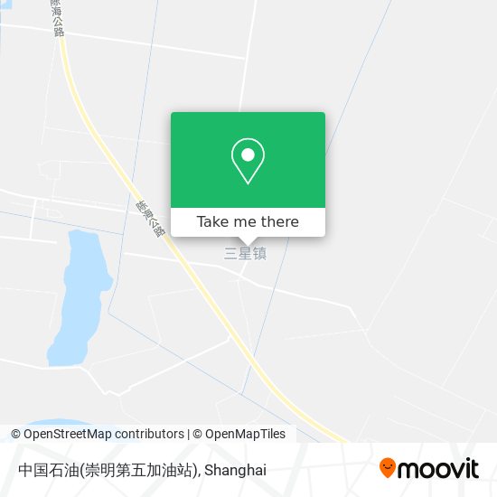 中国石油(崇明第五加油站) map
