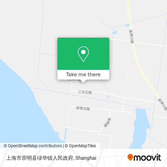 上海市崇明县绿华镇人民政府 map