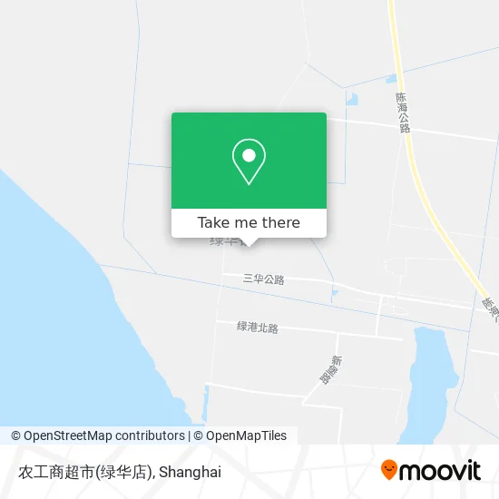 农工商超市(绿华店) map