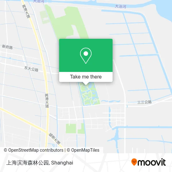 上海滨海森林公园 map