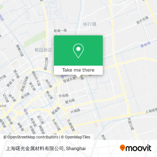 上海曙光金属材料有限公司 map