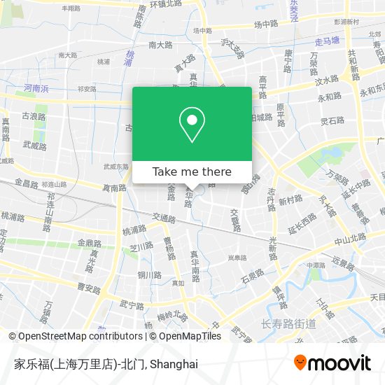 家乐福(上海万里店)-北门 map