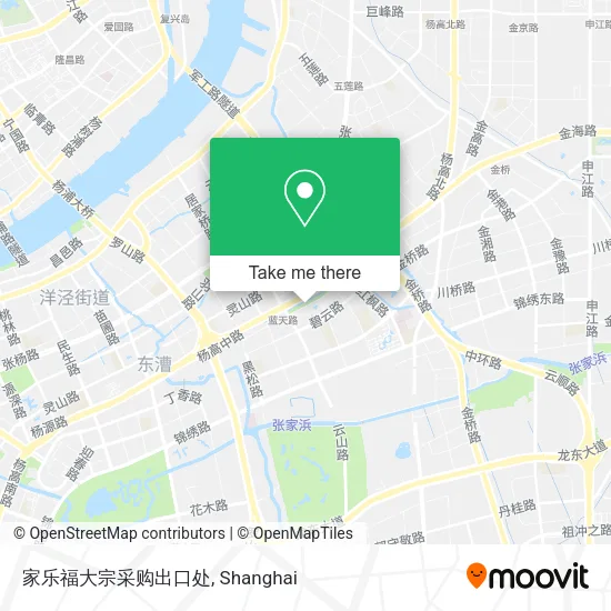 家乐福大宗采购出口处 map