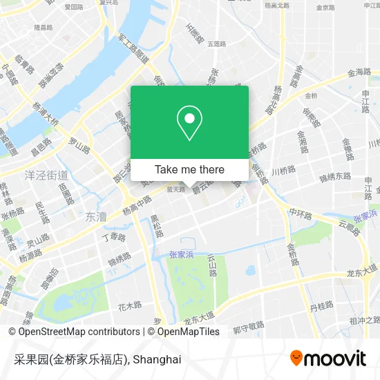 采果园(金桥家乐福店) map