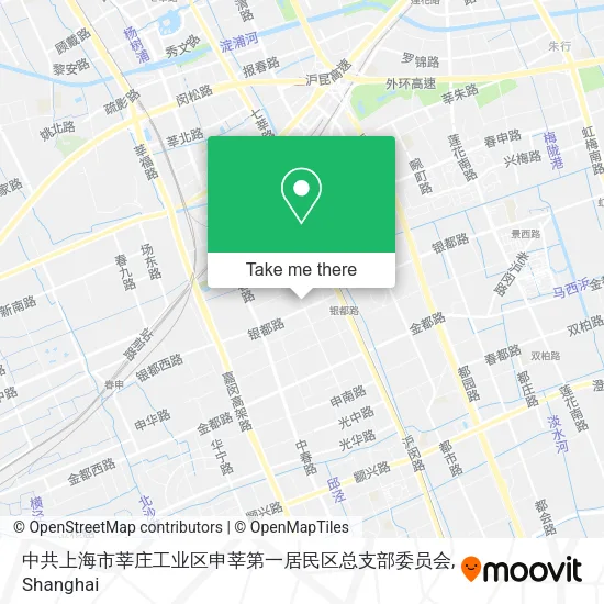 中共上海市莘庄工业区申莘第一居民区总支部委员会 map