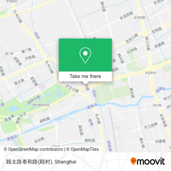顾太路泰和路(顾村) map