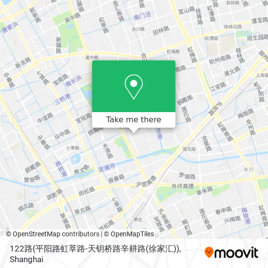 122路(平阳路虹莘路-天钥桥路辛耕路(徐家汇)) map