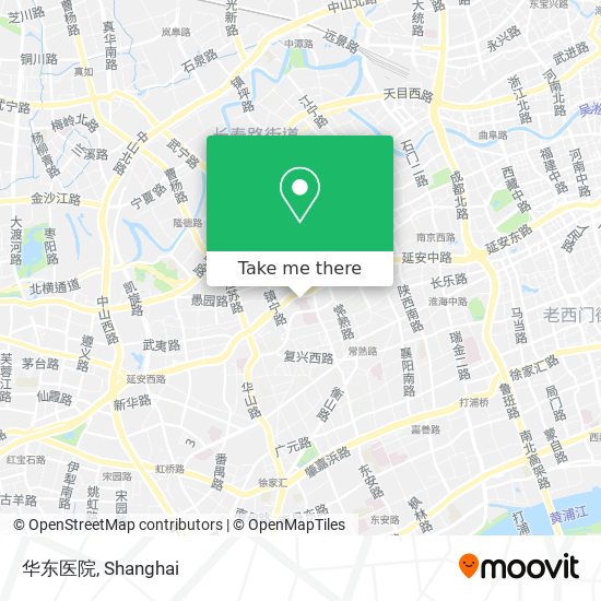 华东医院 map
