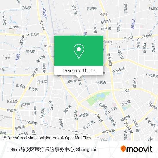 上海市静安区医疗保险事务中心 map