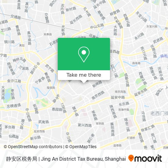 静安区税务局 | Jing An District Tax Bureau map