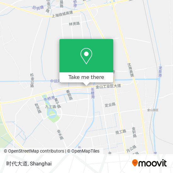 时代大道 map