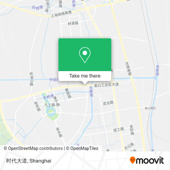 时代大道 map