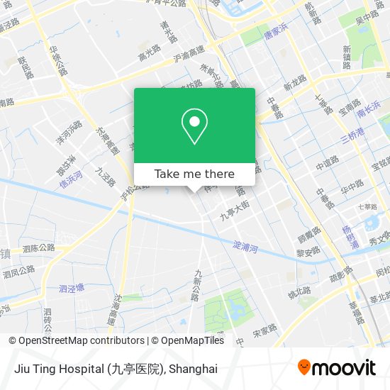 Jiu Ting Hospital (九亭医院) map
