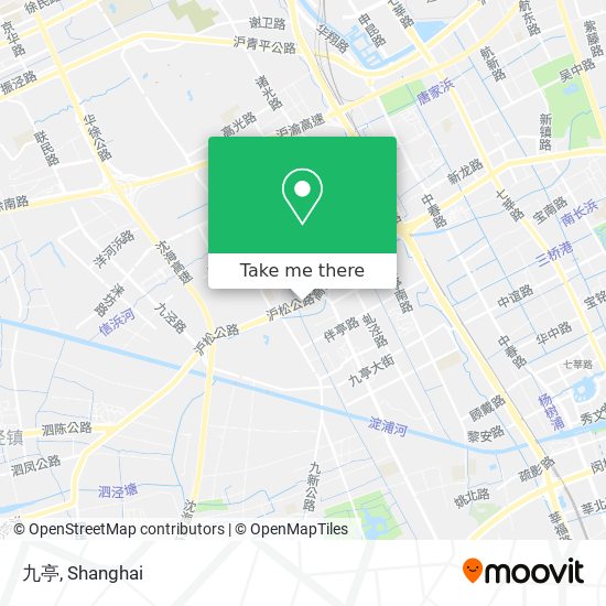 九亭 map