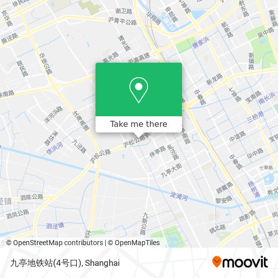 九亭地铁站(4号口) map